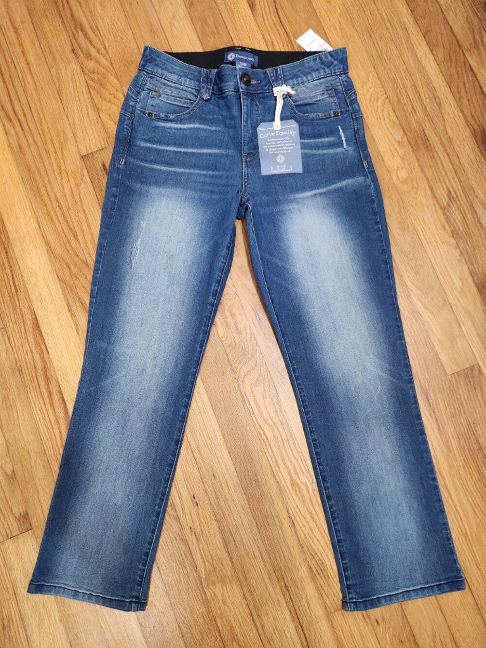 NWT Democracy Ab Solution Curve Equality Jeans 10P Petite